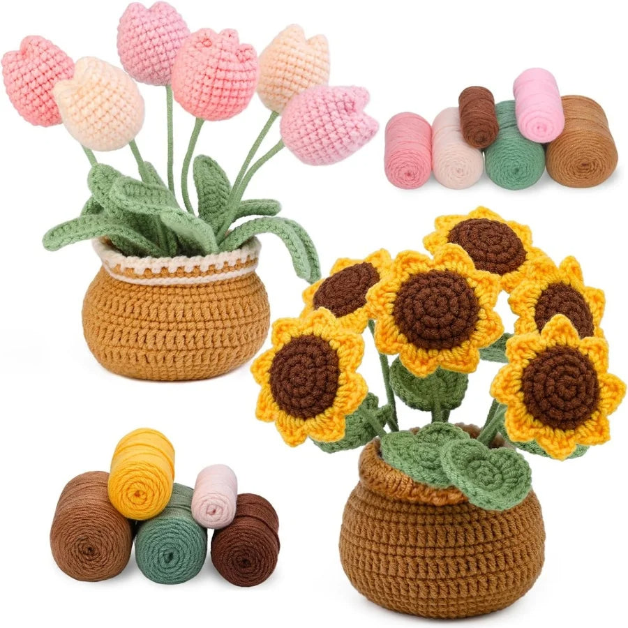 Tulips Crochet Kit