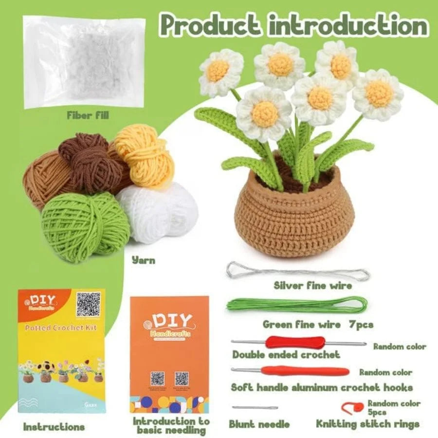 Sunflower Crochet Kit