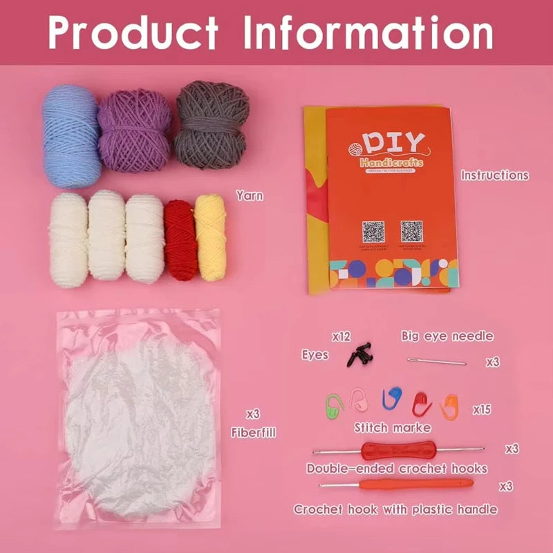 Penguin DIY Crochet Kit