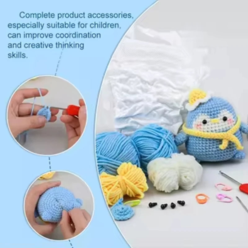 Penguin DIY Crochet Kit