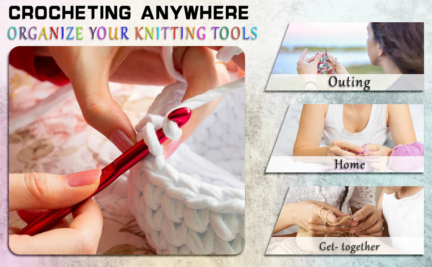 Floral Crochet Hook Set