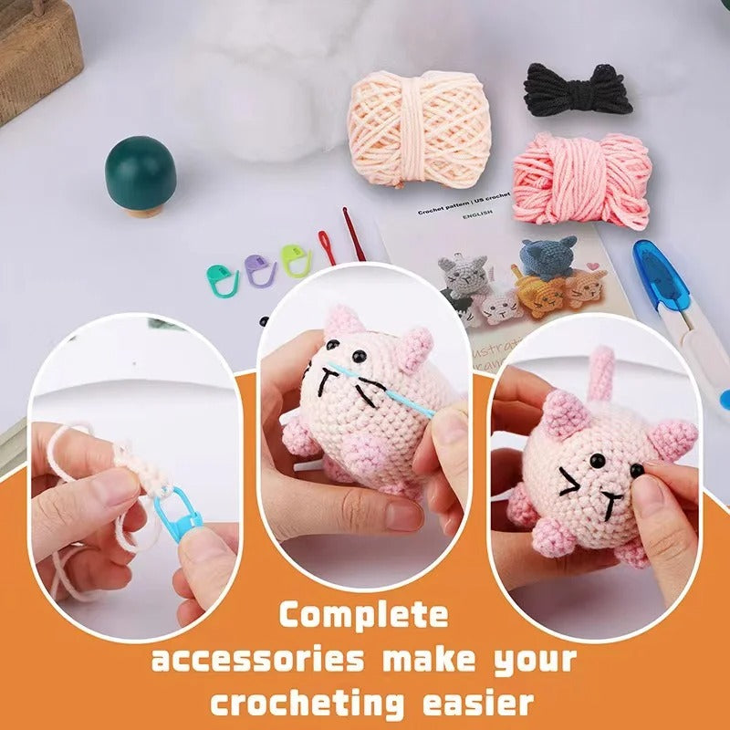 Cat DIY Crochet Kit
