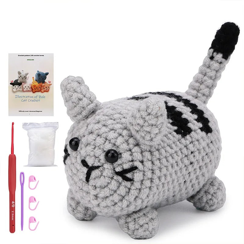 Cat DIY Crochet Kit