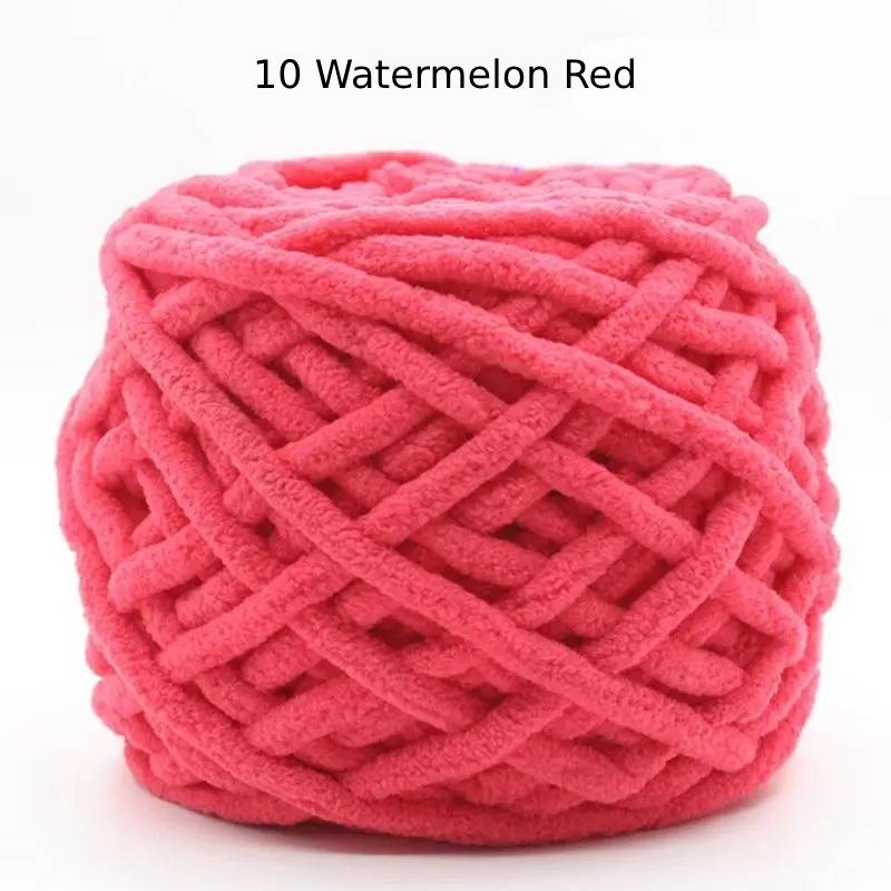 Chunky Chenille Polyester Yarn - 100g