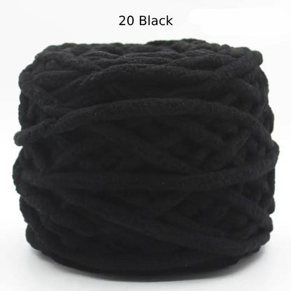 Chunky Chenille Polyester Yarn - 100g