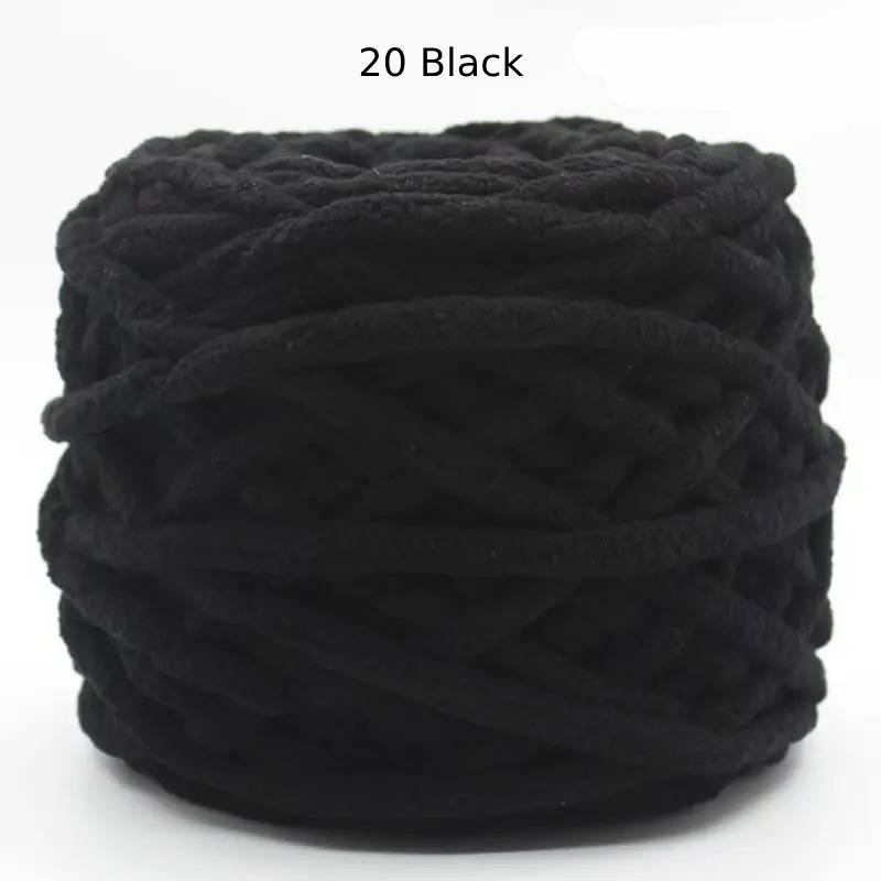 Chunky Chenille Polyester Yarn - 100g