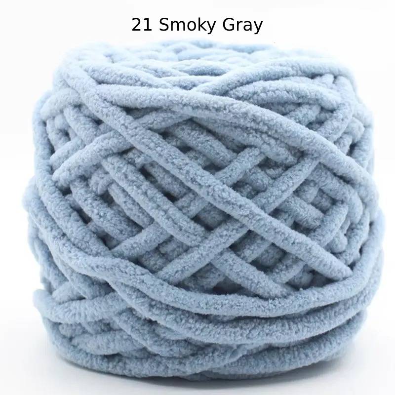 Chunky Chenille Polyester Yarn - 100g