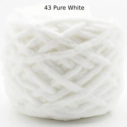 Chunky Chenille Polyester Yarn - 100g