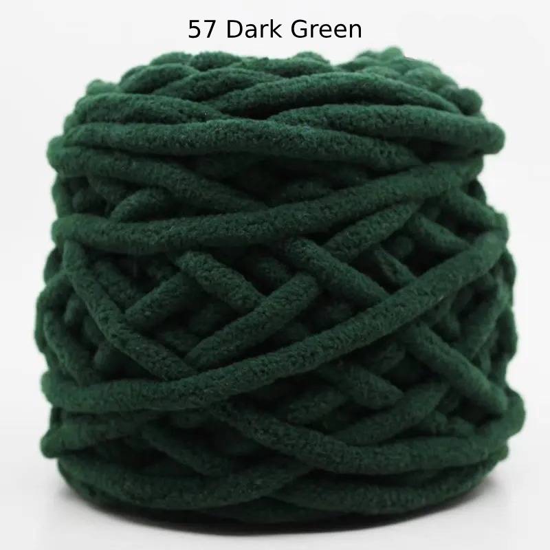 Chunky Chenille Polyester Yarn - 100g