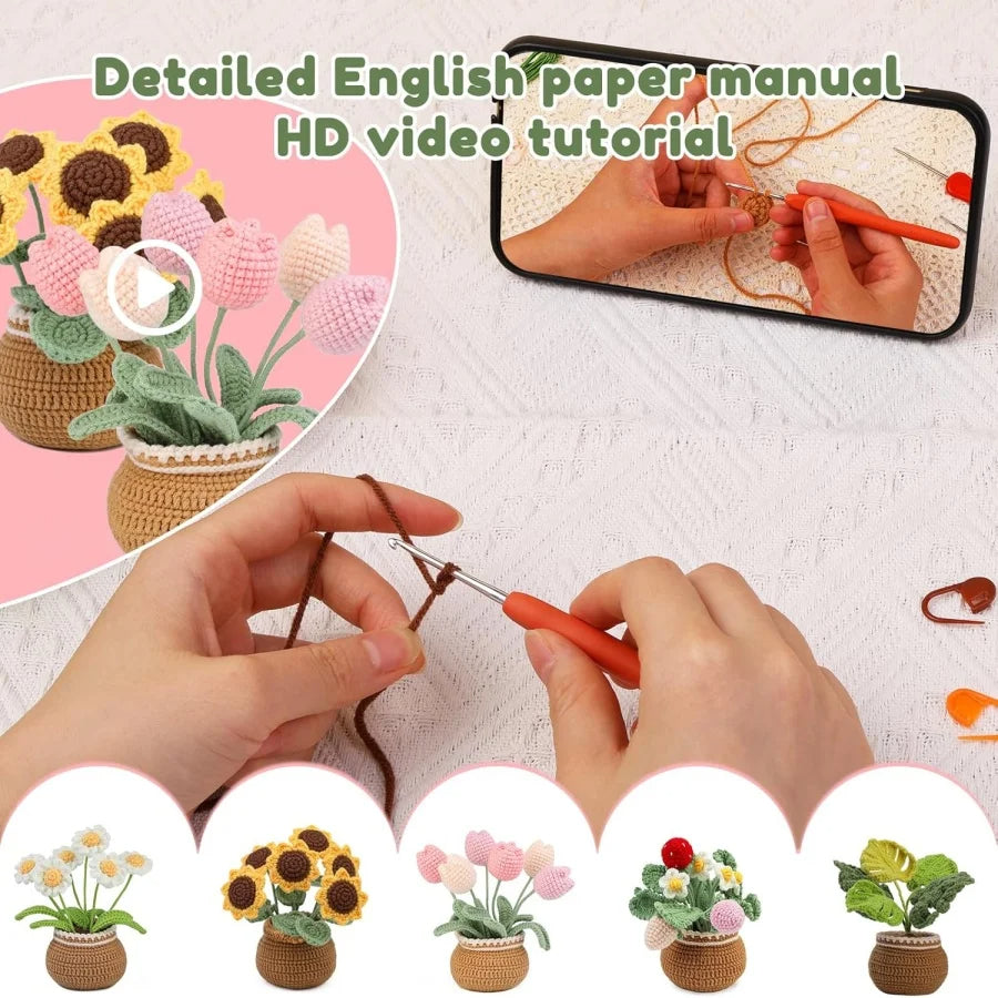 Daisy Crochet Kit
