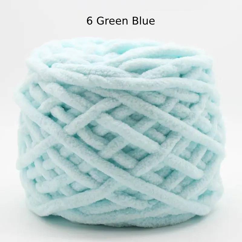 Chunky Chenille Polyester Yarn - 100g