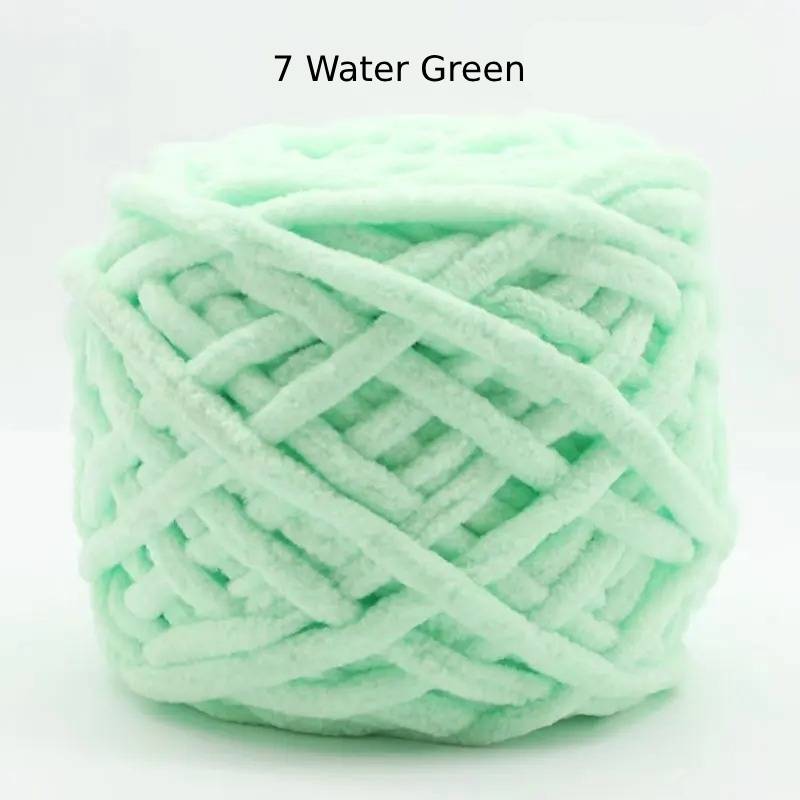 Chunky Chenille Polyester Yarn - 100g
