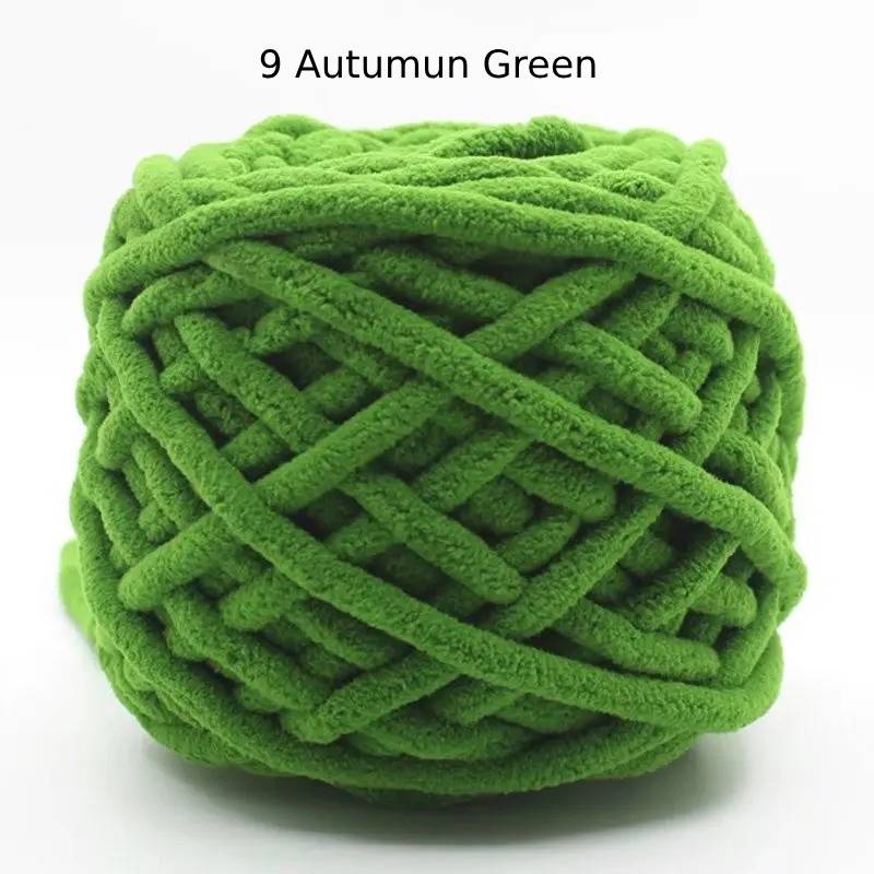 Chunky Chenille Polyester Yarn - 100g
