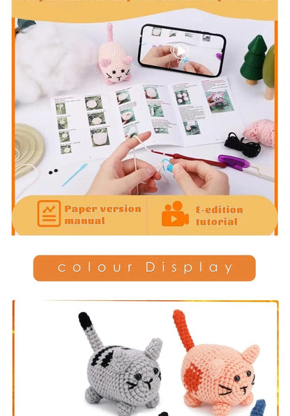 Cat DIY Crochet Kit