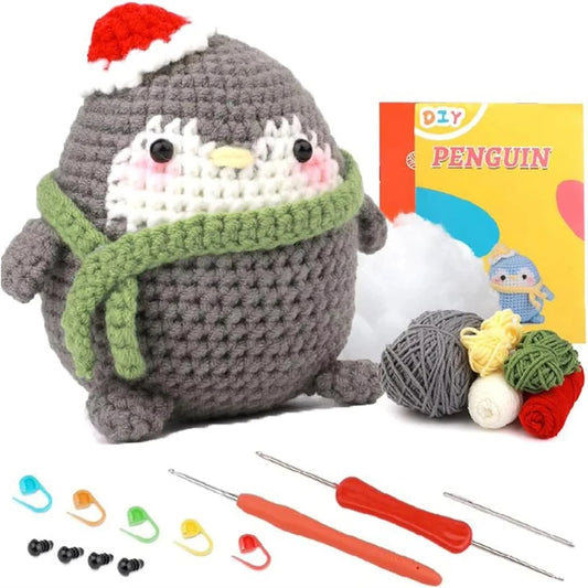 Penguin DIY Crochet Kit
