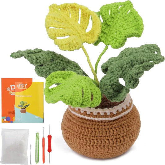 Monstera Deliciosa Crochet Kit