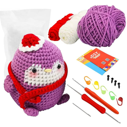 Penguin DIY Crochet Kit