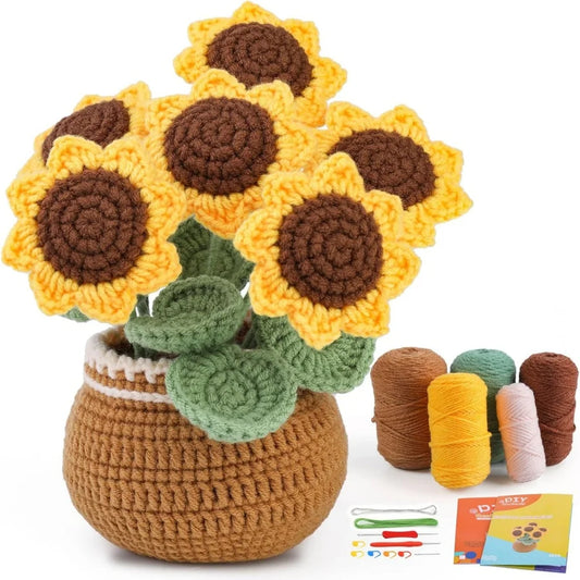Sunflower Crochet Kit