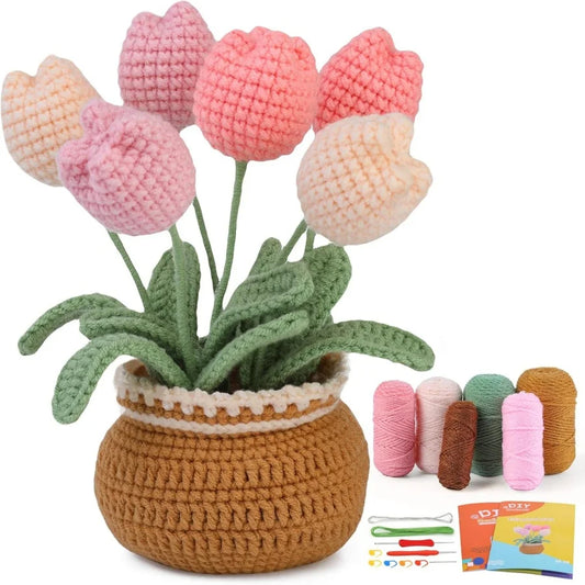 Tulips Crochet Kit